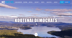 Desktop Screenshot of kootenaidemocrats.org